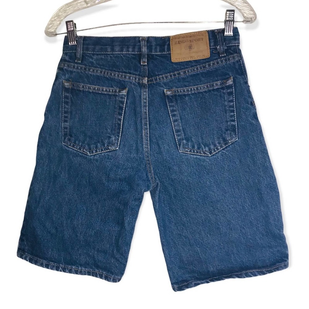 Vintage Bongo High Rise Blue Denim Shorts SZ 16